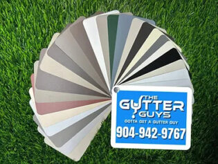 Overview of available gutter colors
