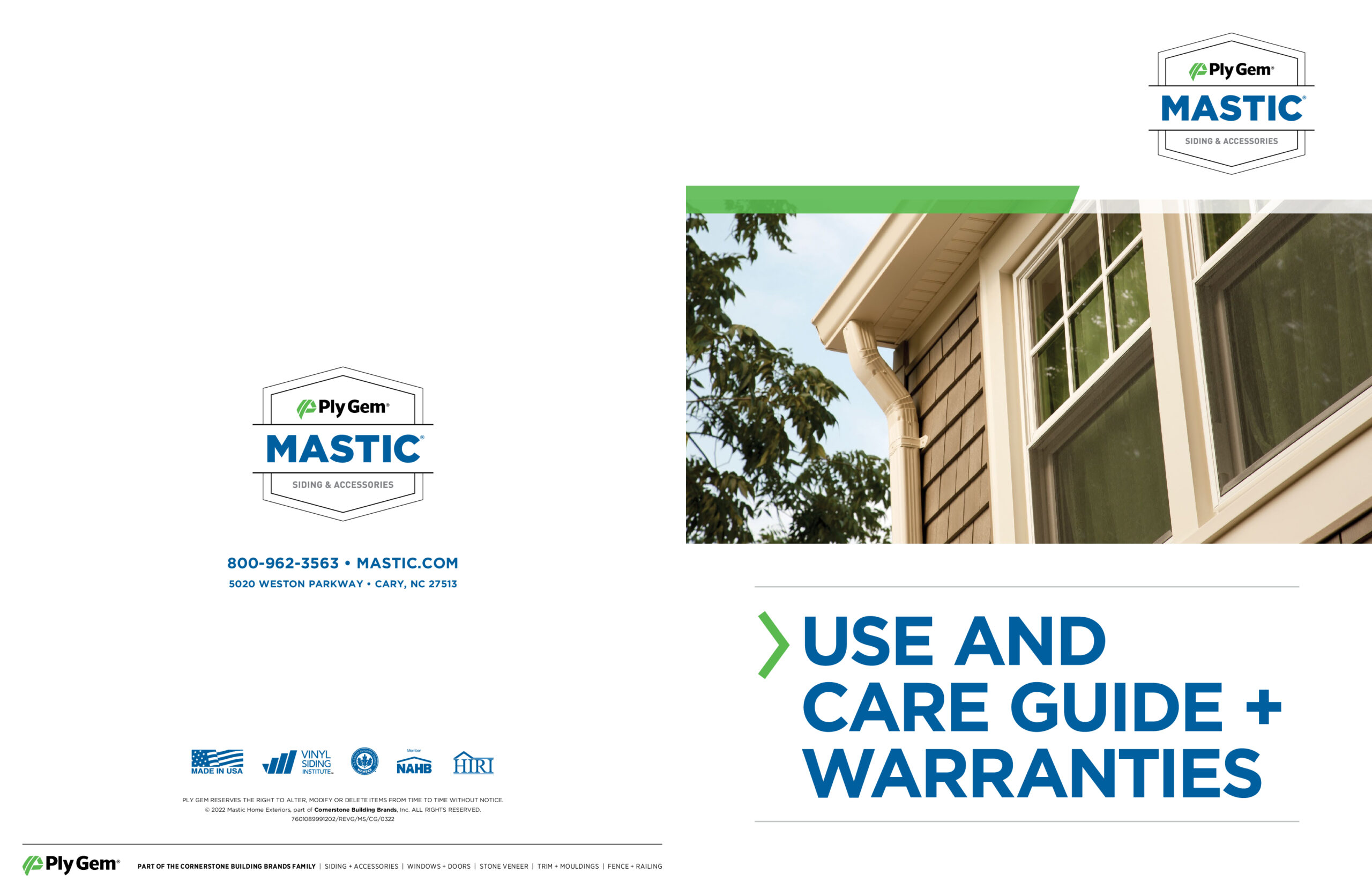 Use and Care Guide + Warranties