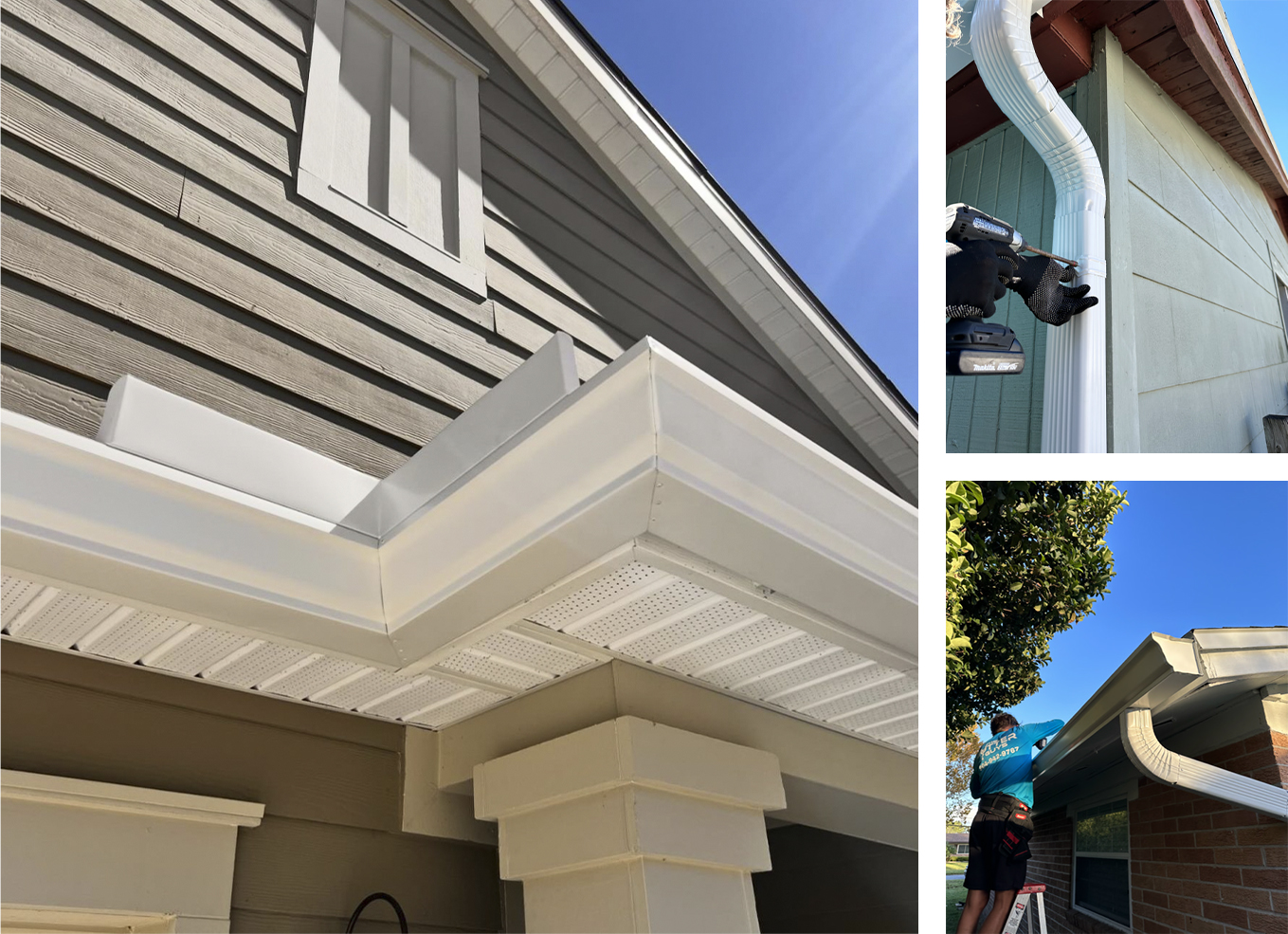 Process of gutter repair