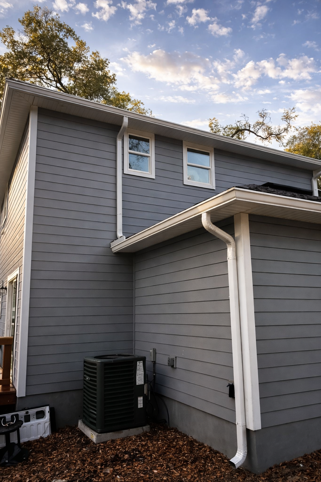 House with a flat roof