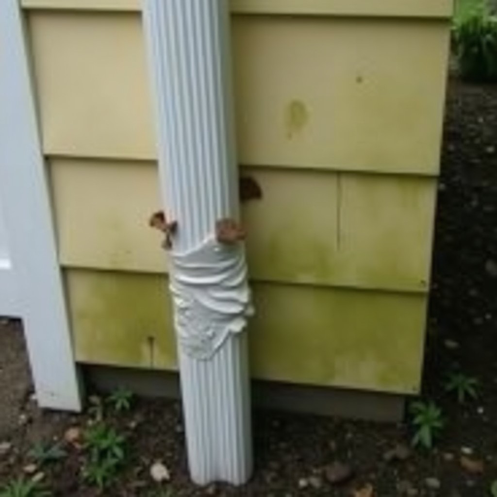 Leaky gutter seams