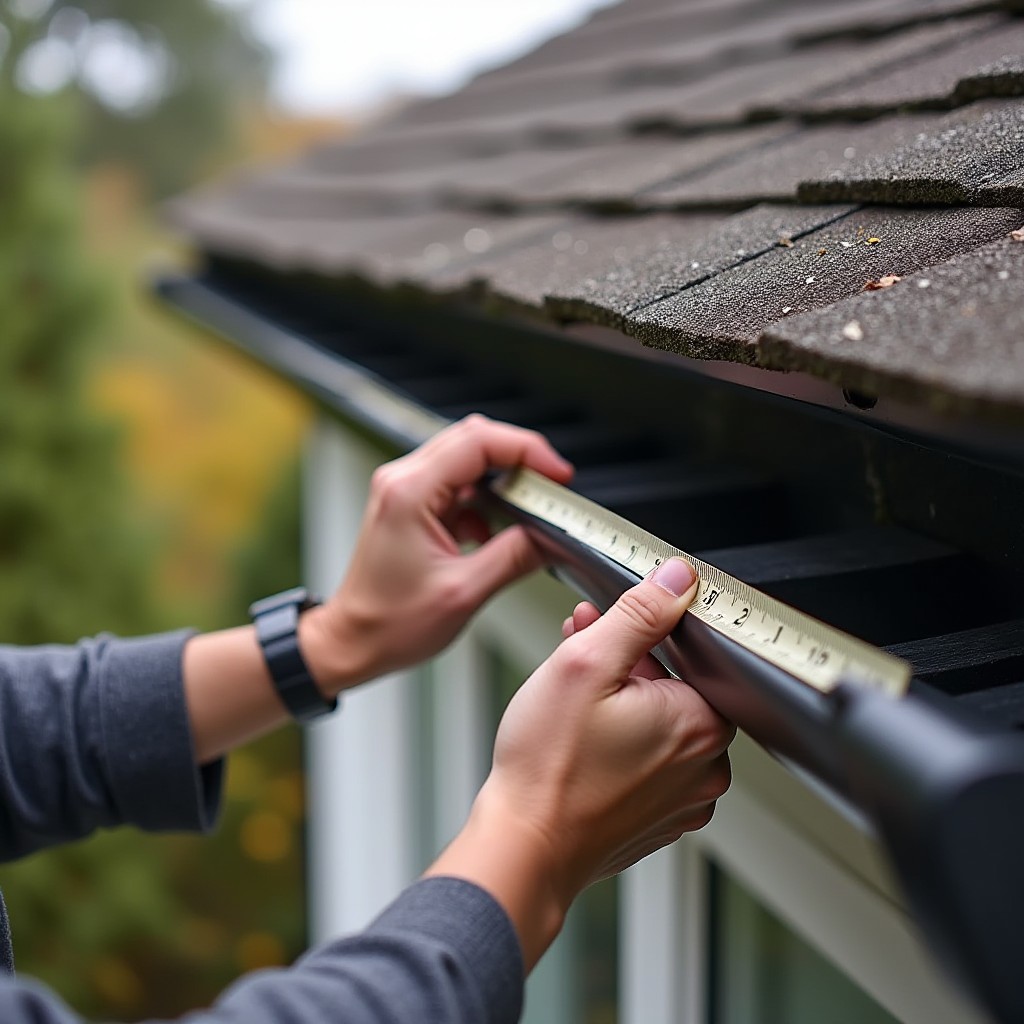 Measuring the gutters