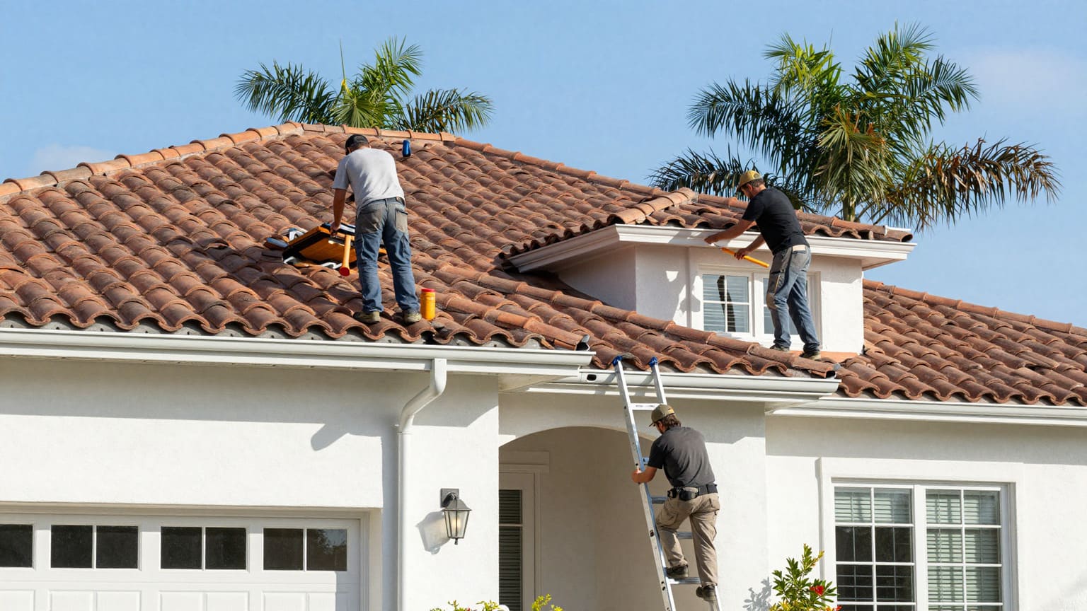 Jacksonville homeowner reviewing installation contract
